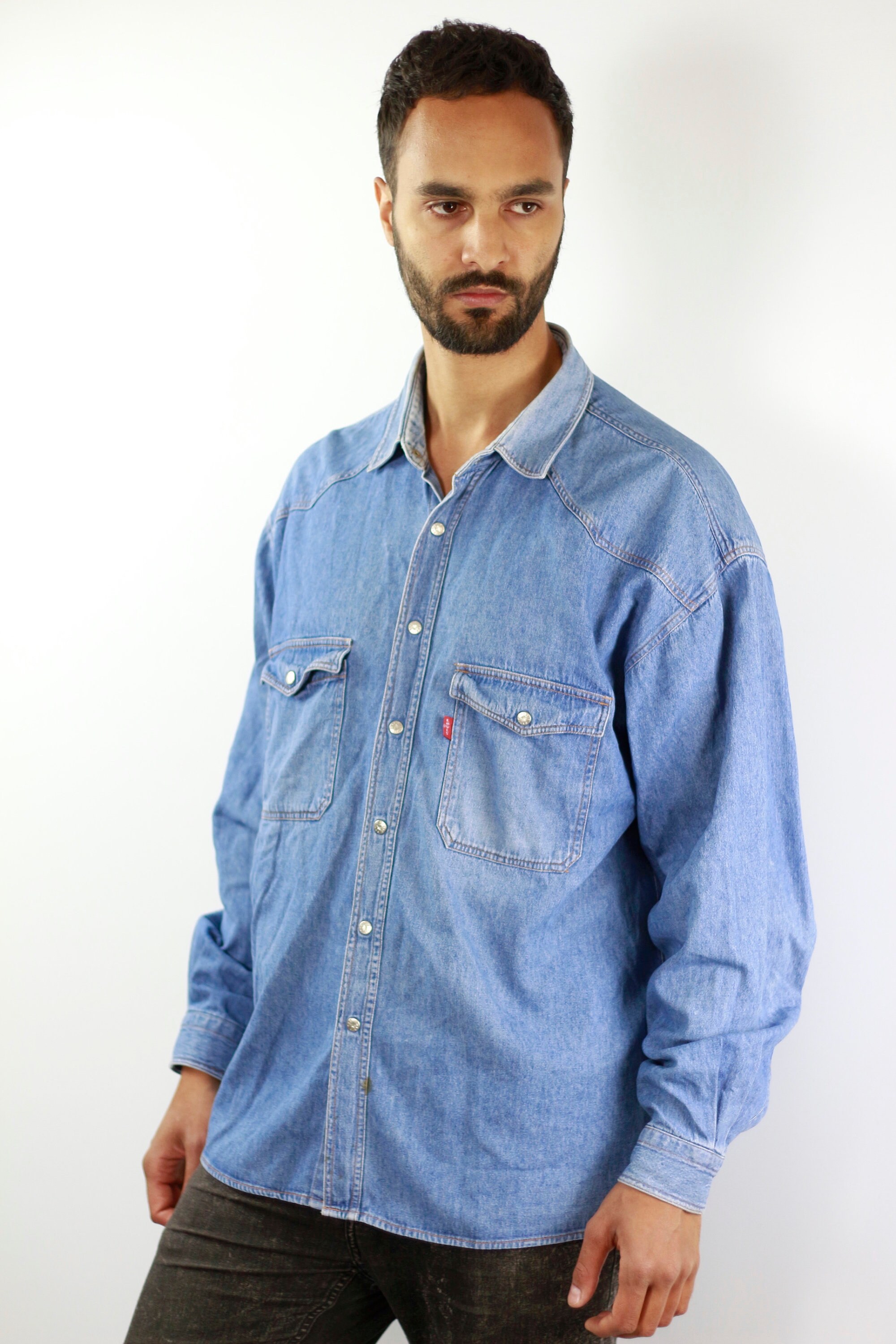 levi's classic denim shirt