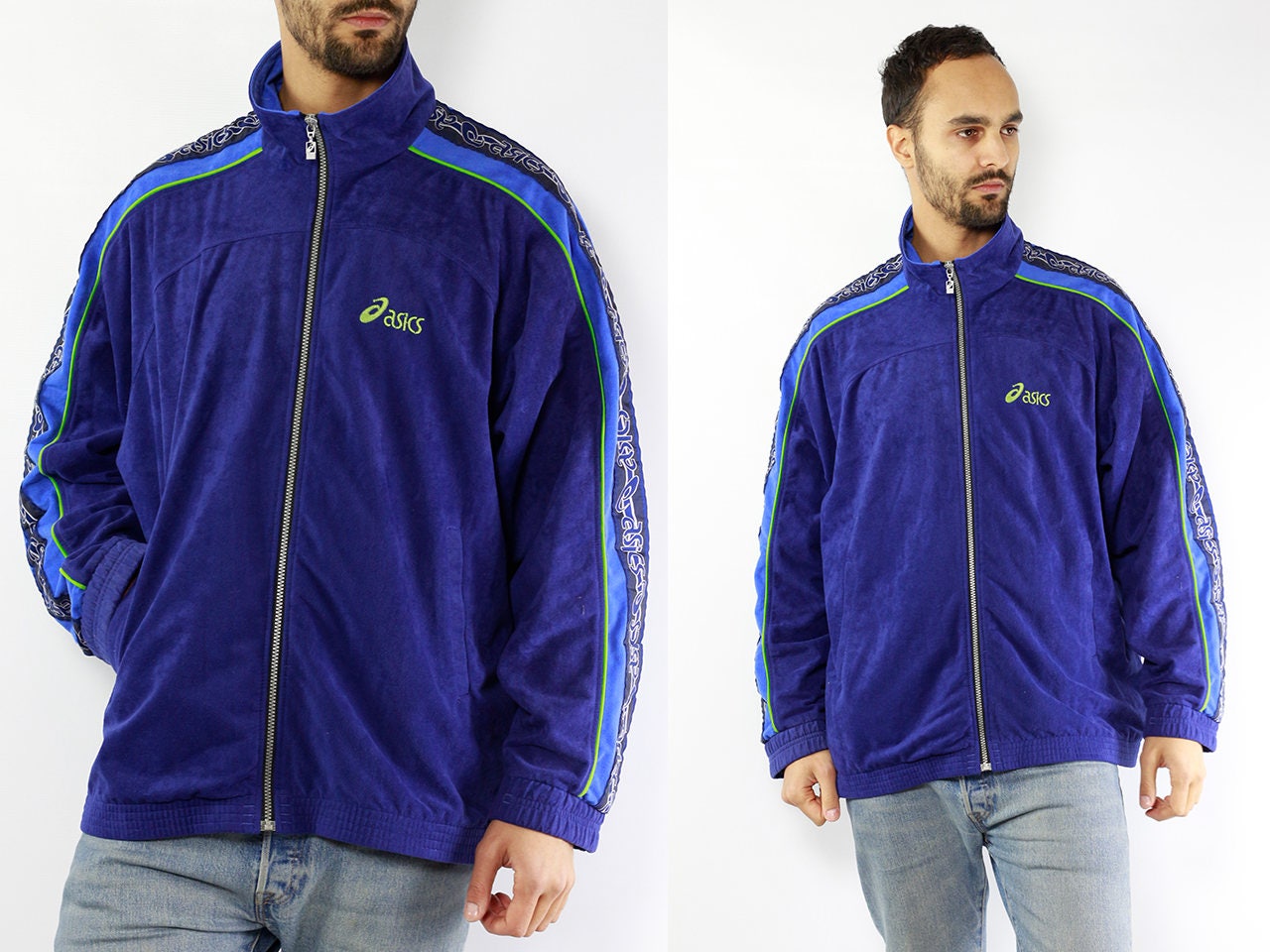 asics windbreaker vintage