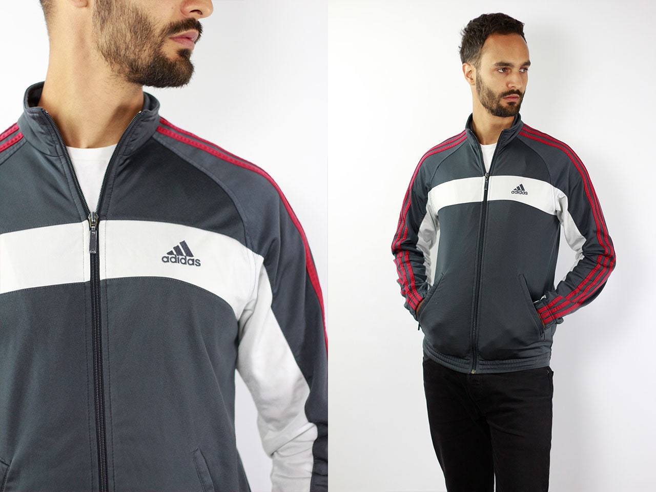 adidas track jacket windbreaker