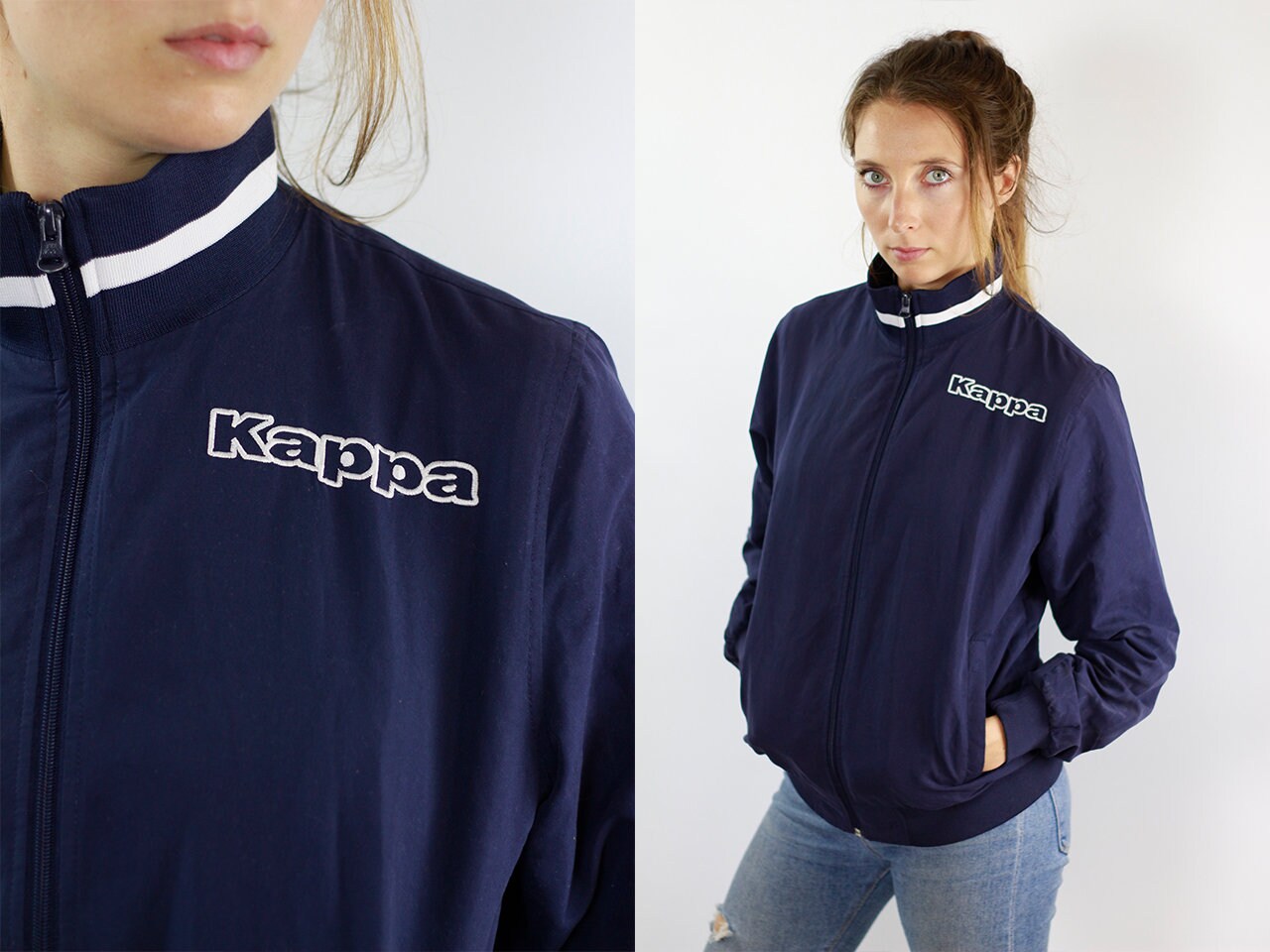 Kappa Windbreaker Vintage Jacket Kappa Jacket Kappa Shell | Etsy