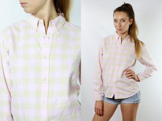 ralph lauren womens flannel shirts