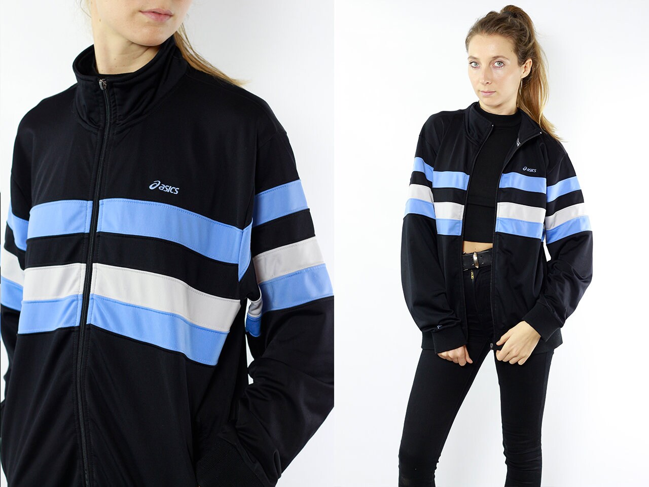 asics windbreaker vintage