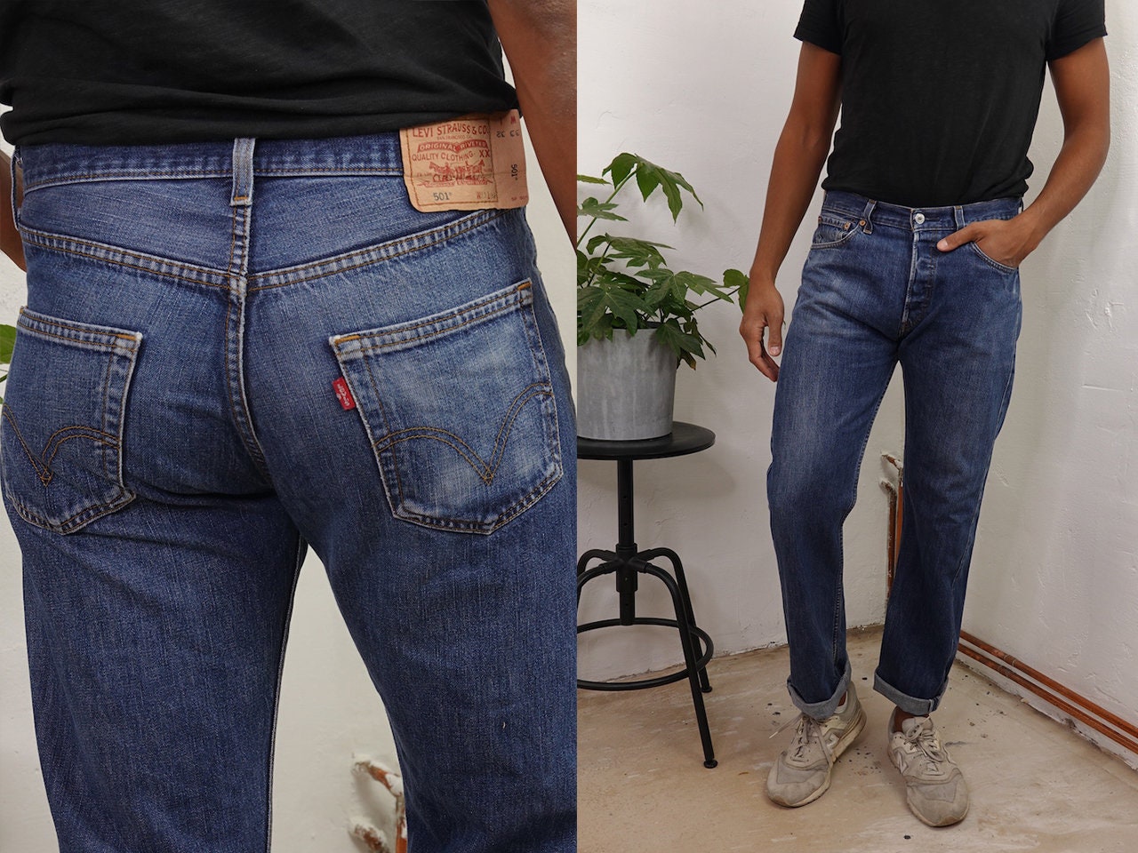 second hand levis 501 jeans