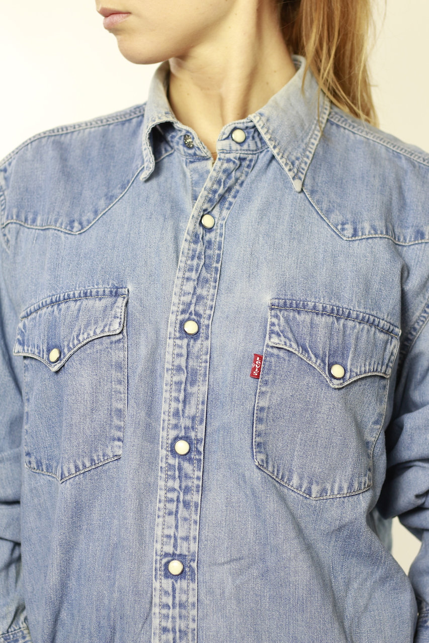 Levis Denim Shirt Button Down Shirt Levi Jean Shirt Levis Jean Shirt