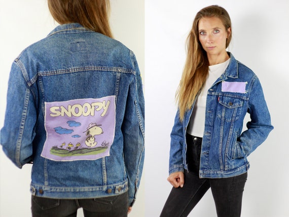 snoopy levis jacket