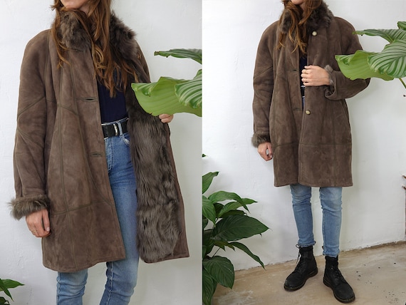 Shearling Coat Sheepskin Jacket Sheepskin Coat She
