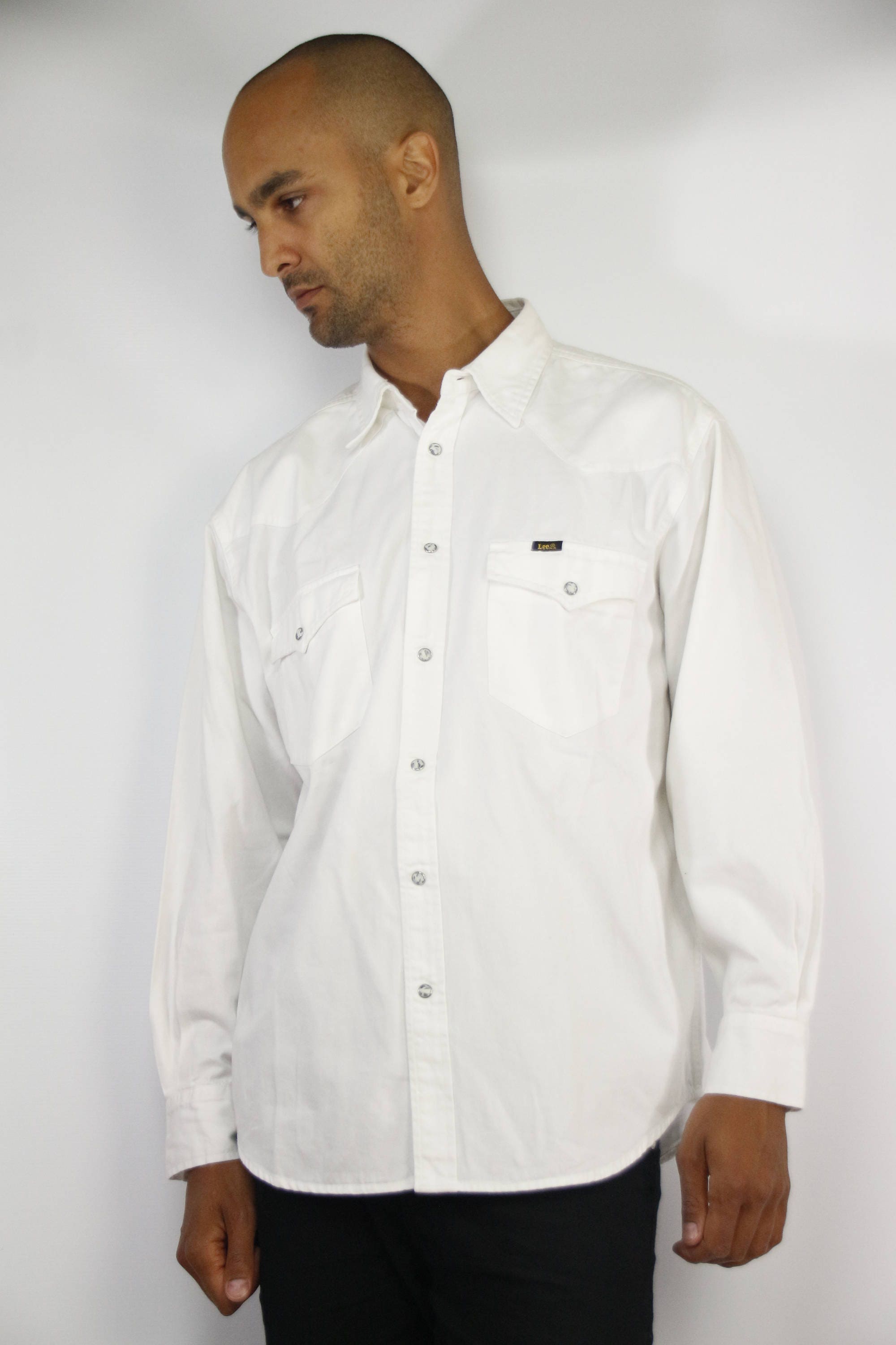 white denim shirts mens