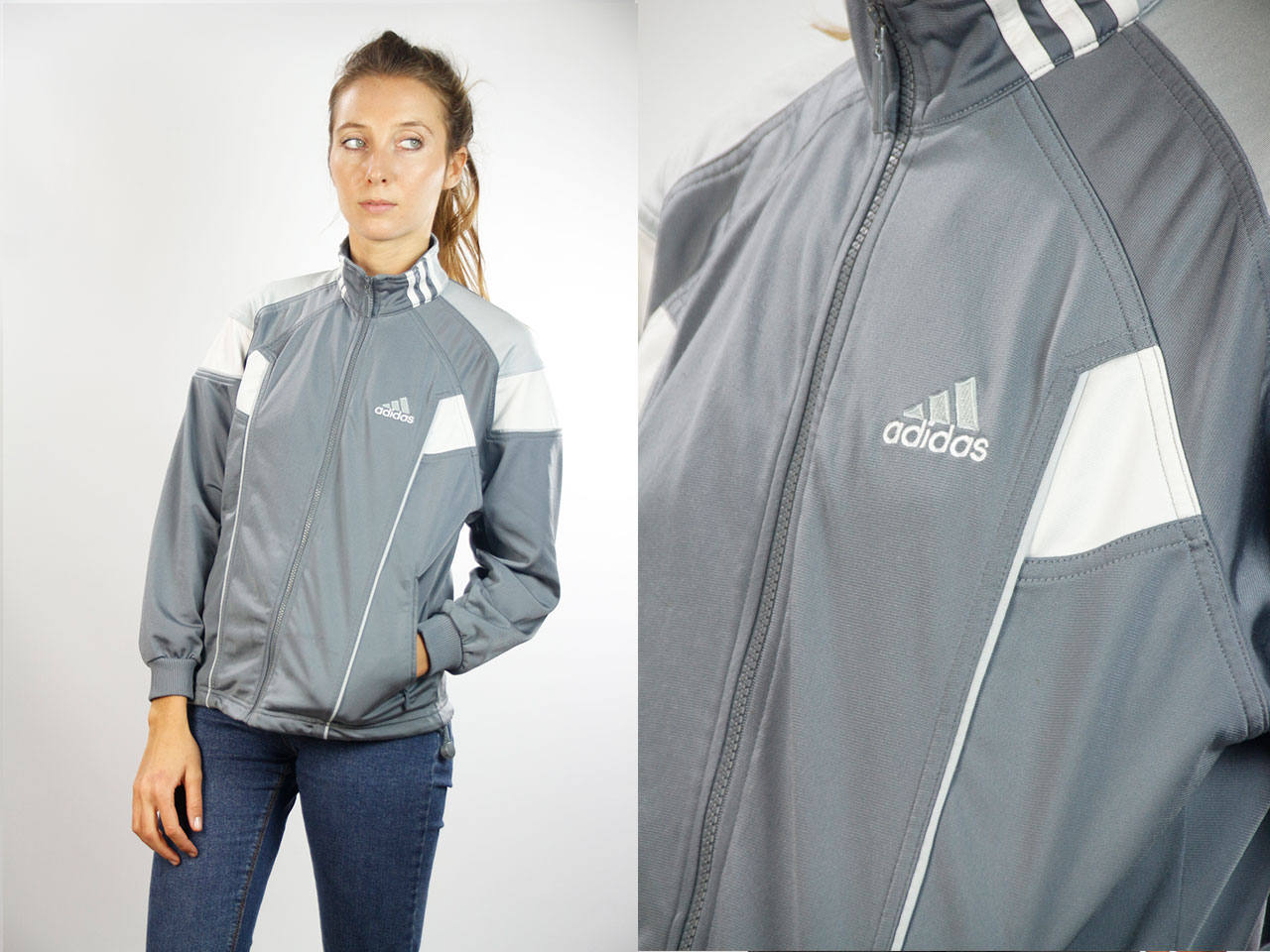 retro adidas tracksuit jacket