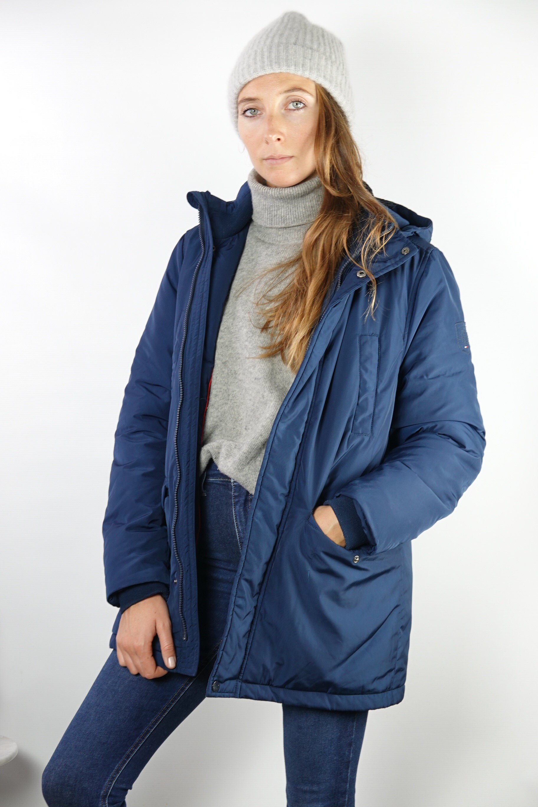 tommy hilfiger down filled puffer jacket