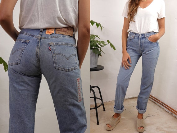 Levis 501 Jeans light blue Dead Stock Vintage Levi