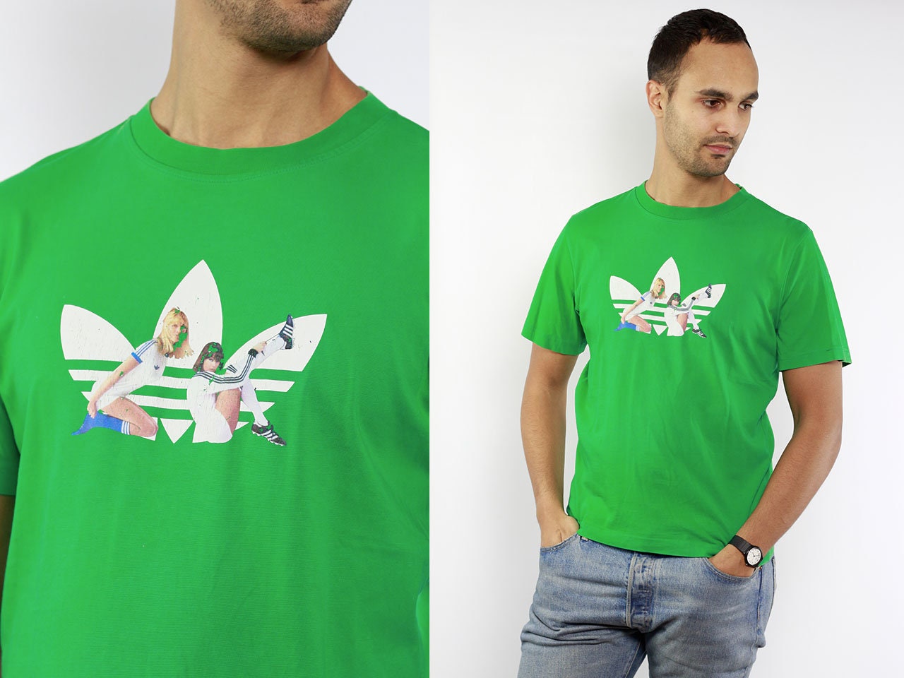 retro adidas t shirt