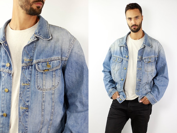 denim jacket with dark jeans