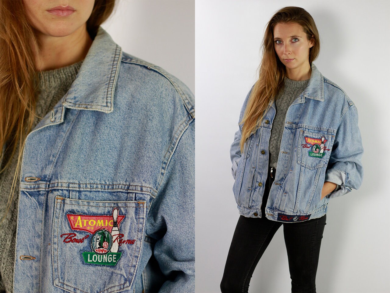 grunge denim jacket