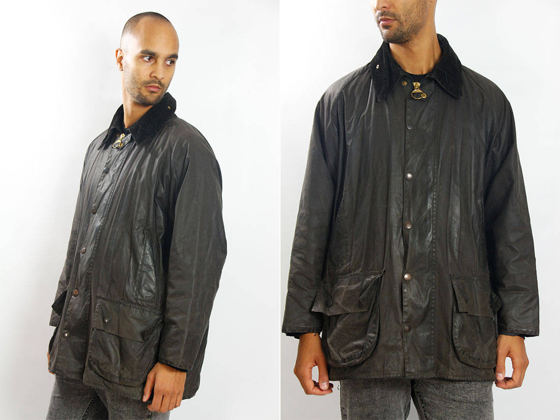 vintage barbour wax jackets