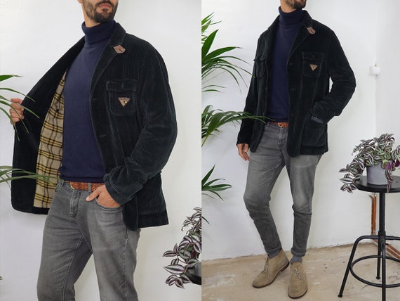 Corduroy Jacket Corduroy Bomber Winter Jacket Warm