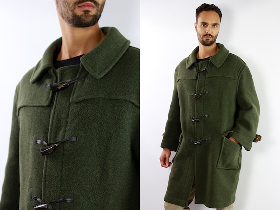 green burberry coat