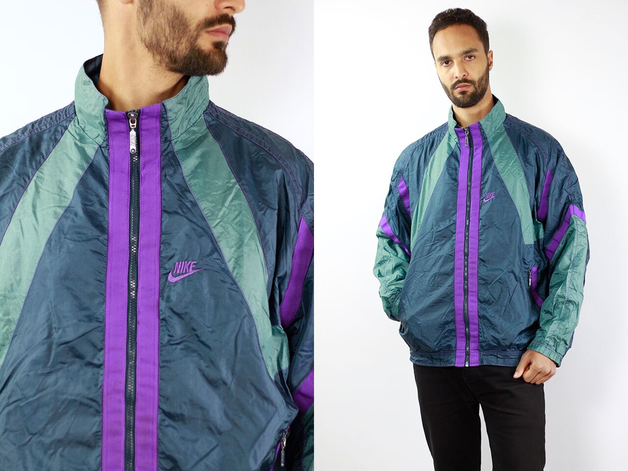 nike windbreaker vintage mens