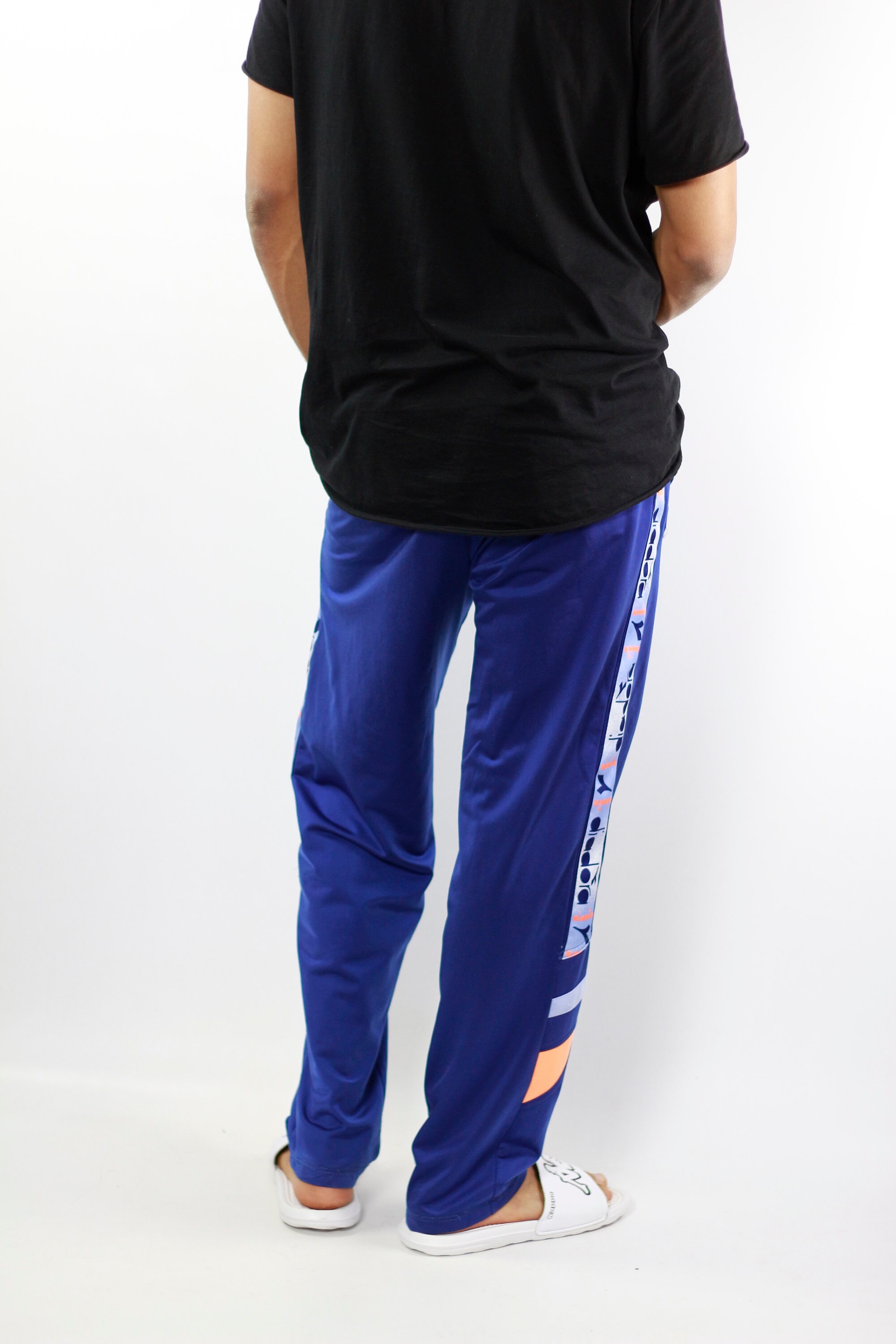 Diadora Track Pants Blue Track Pants Diadora Joggers Vintage Diadora