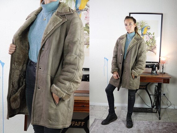 Shearling Jacket Shearling Coat Sheepskin Jacket S