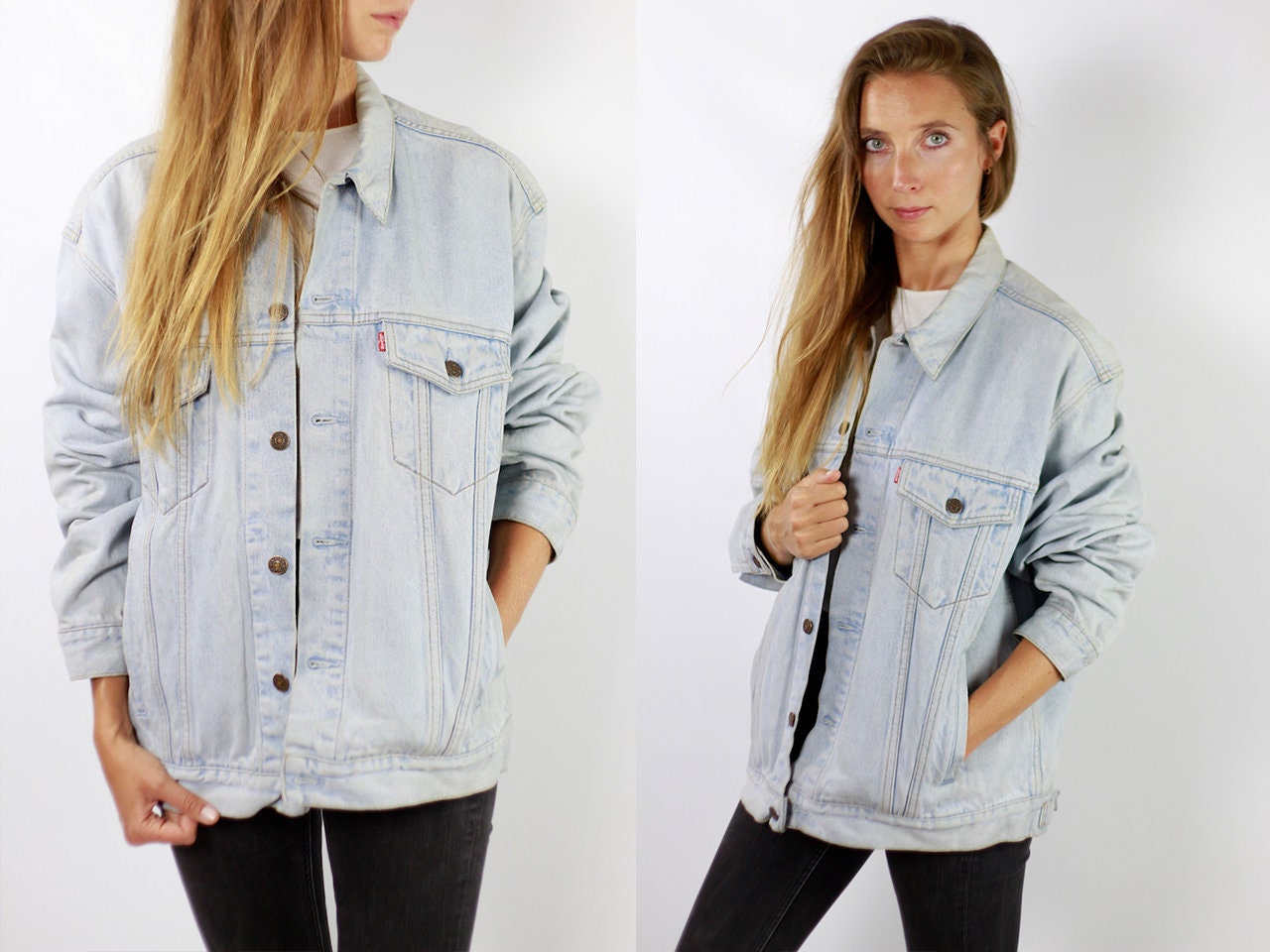 levis light blue denim jacket