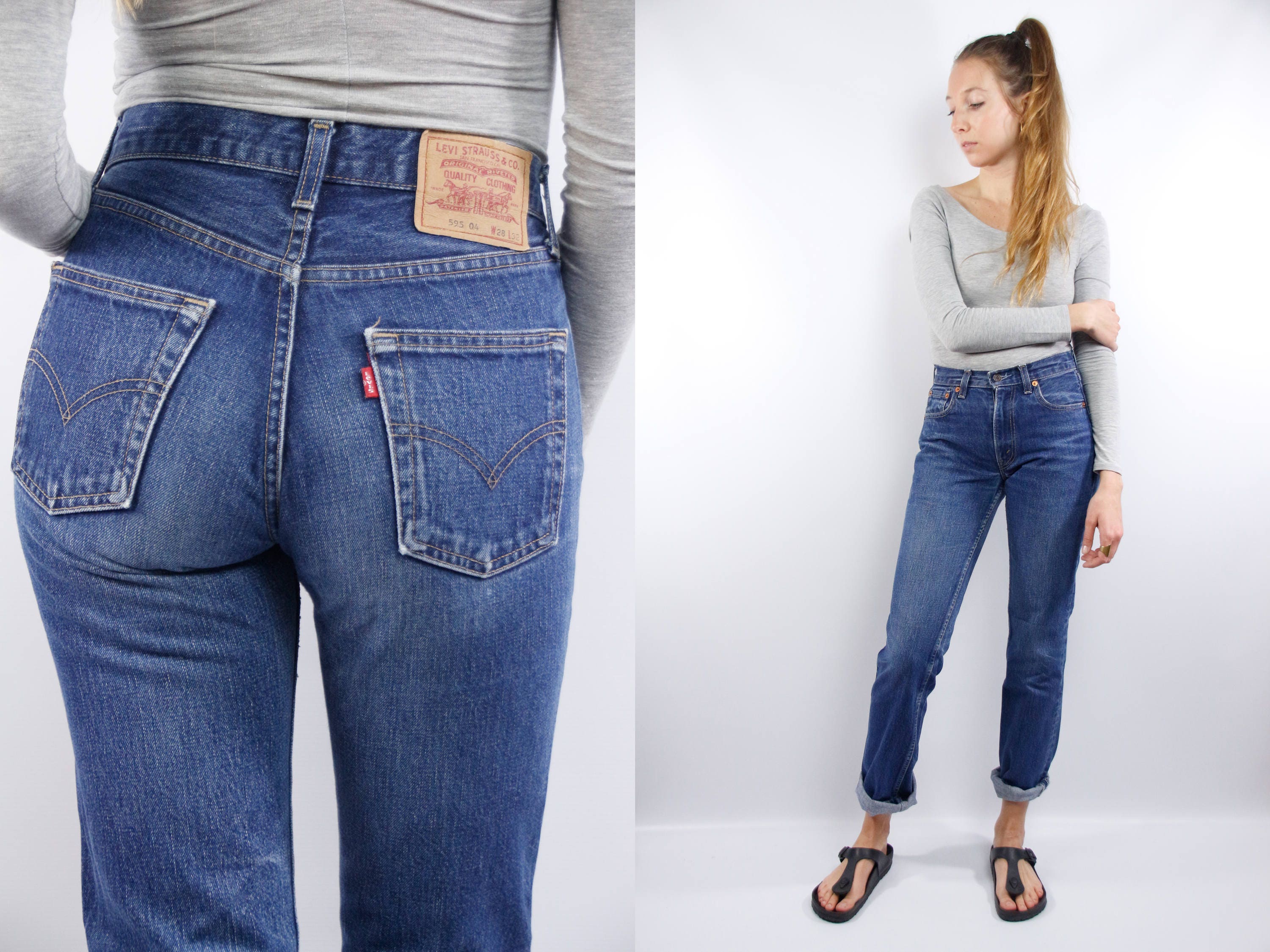 high wasted levi jeans