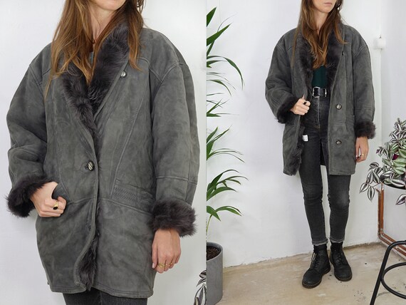 Shearling Jacket Shearling Coat Sheepskin Jacket S