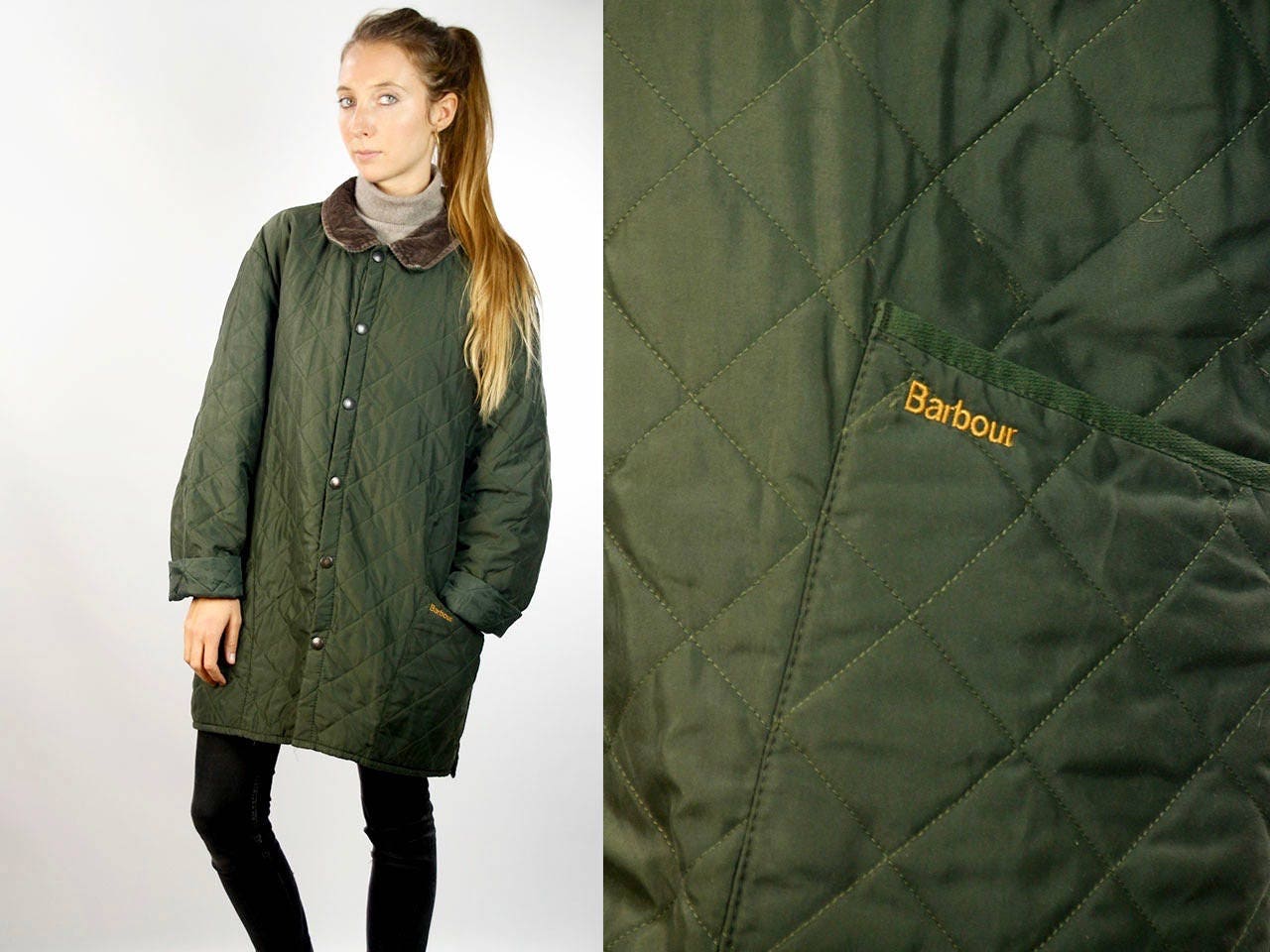 khaki green barbour jacket