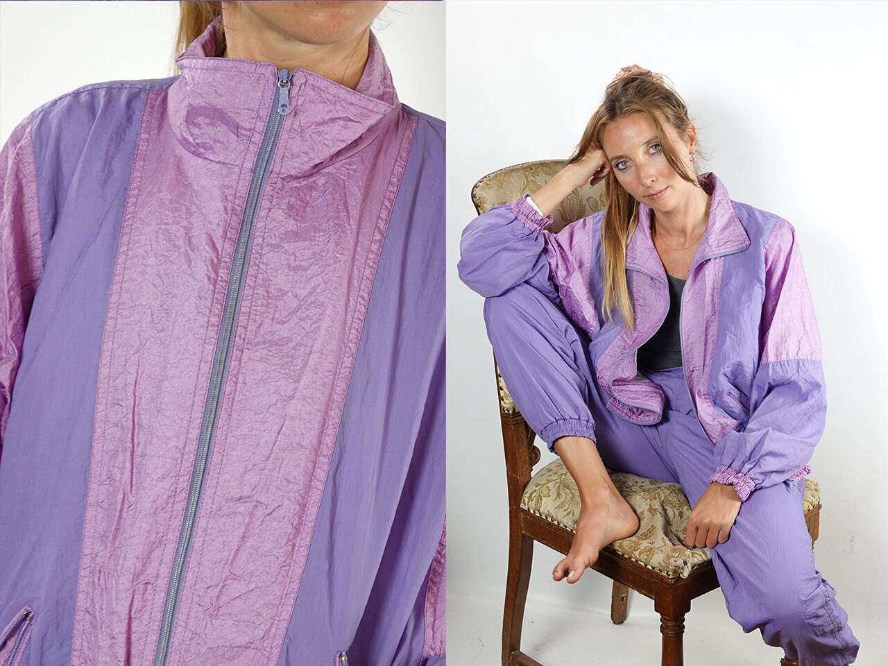 womens windbreaker tracksuit