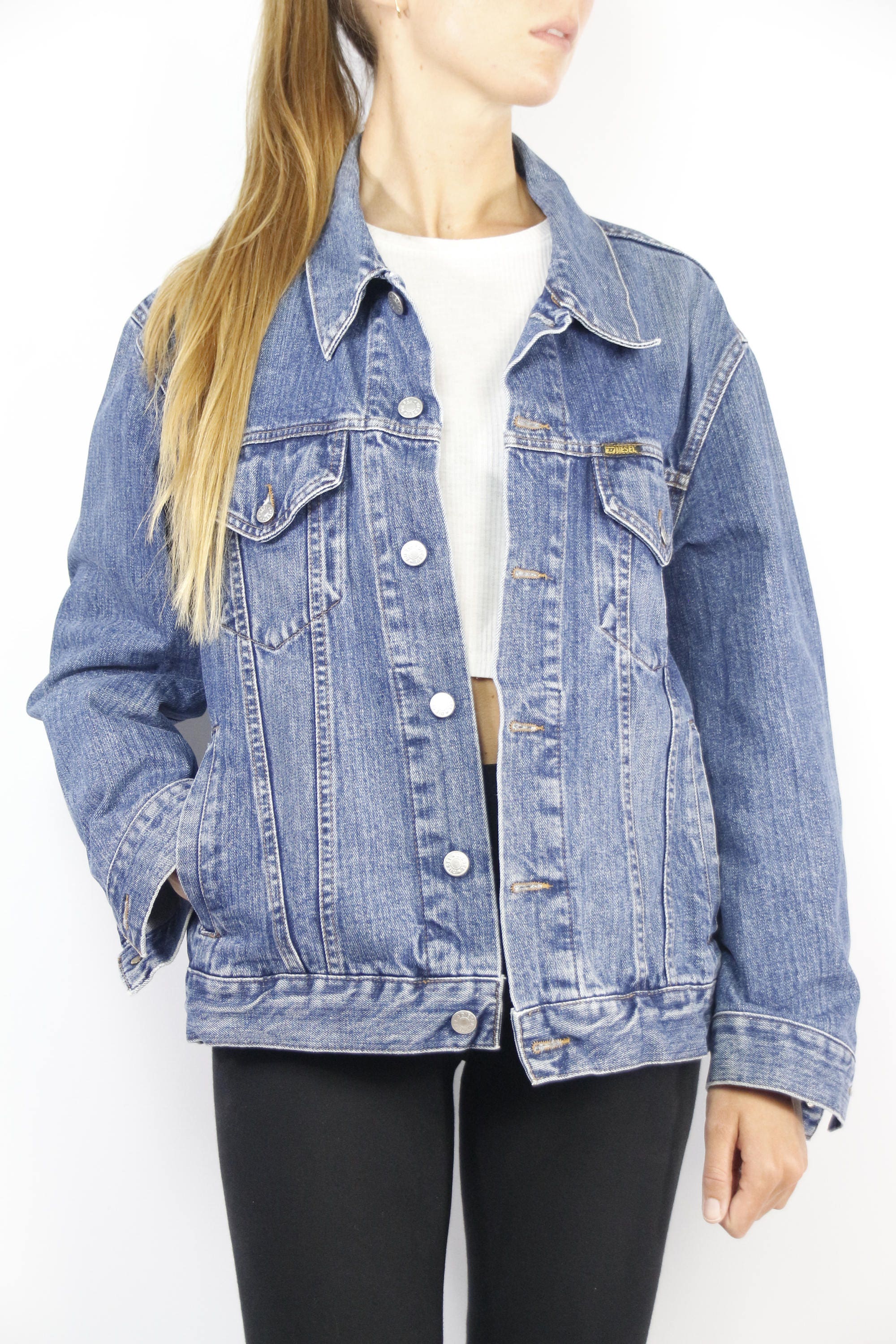 DIESEL Jean Jacket / Oversize Denim Jacket / Denim Jacket Diesel / Jean ...