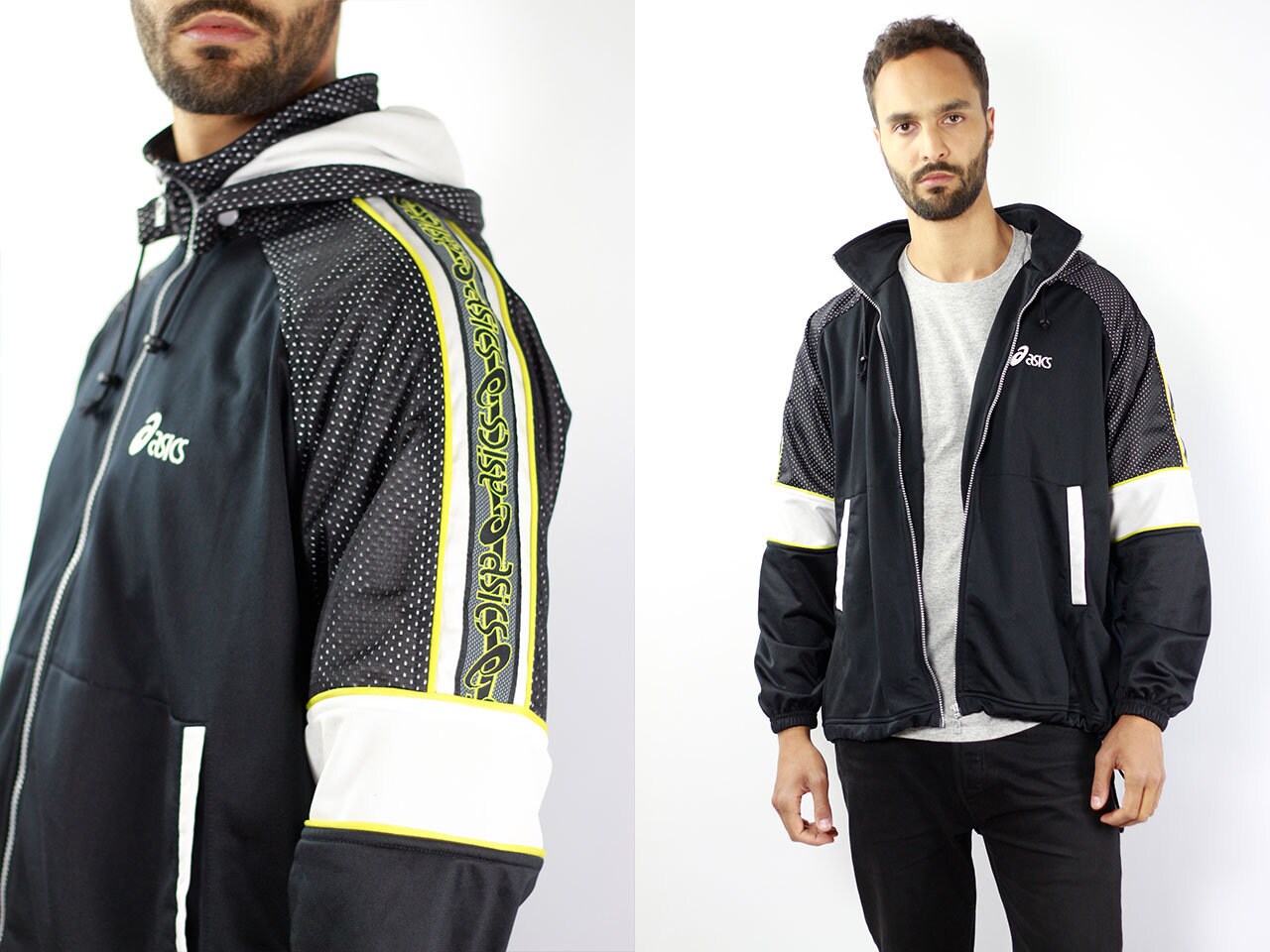 asics windbreaker vintage