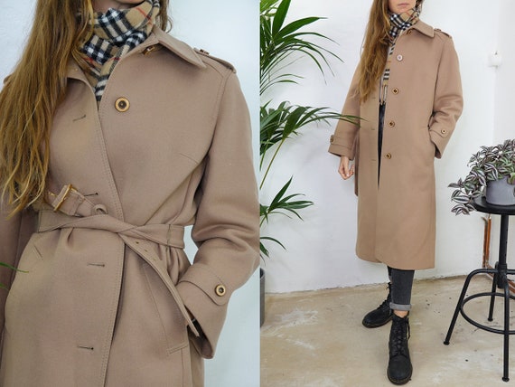 Vintage Coat Vintage Wool Coat beige Vintage Coat