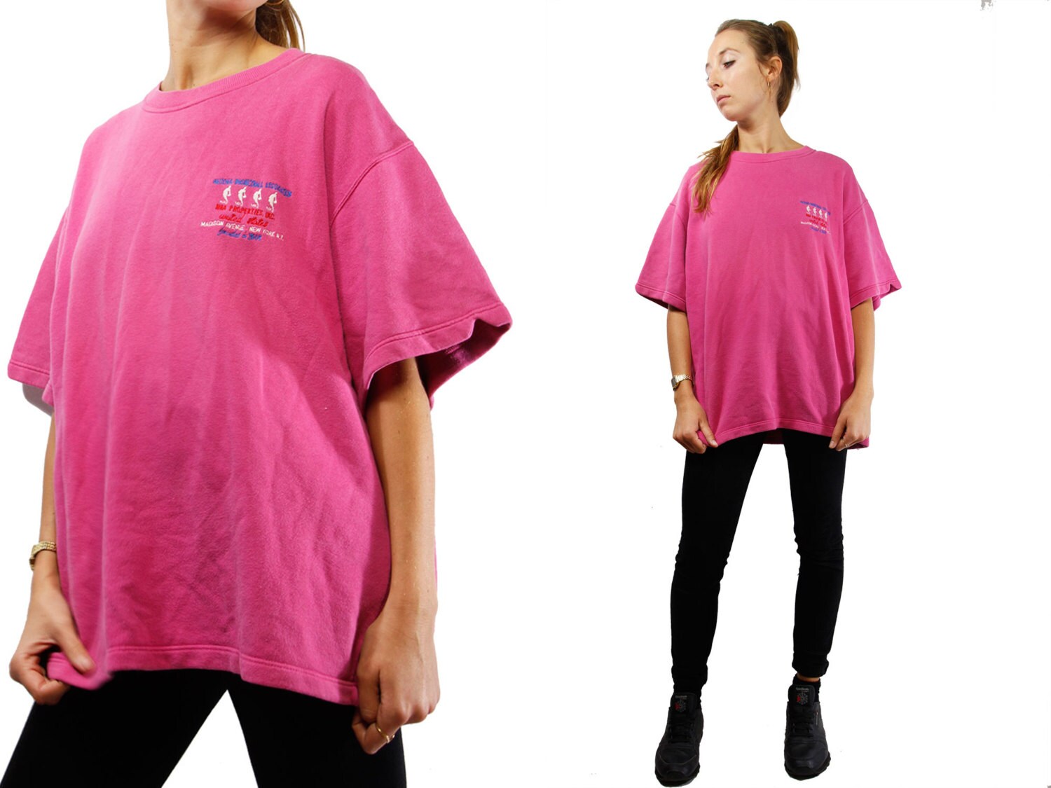 pink vintage sweatshirt