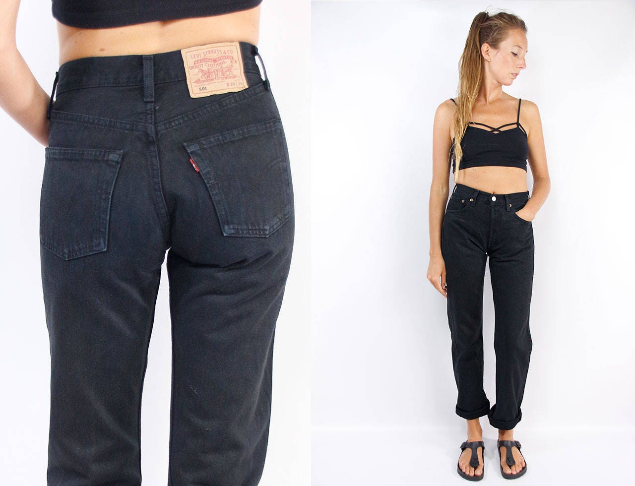 dark grey 501 levi jeans