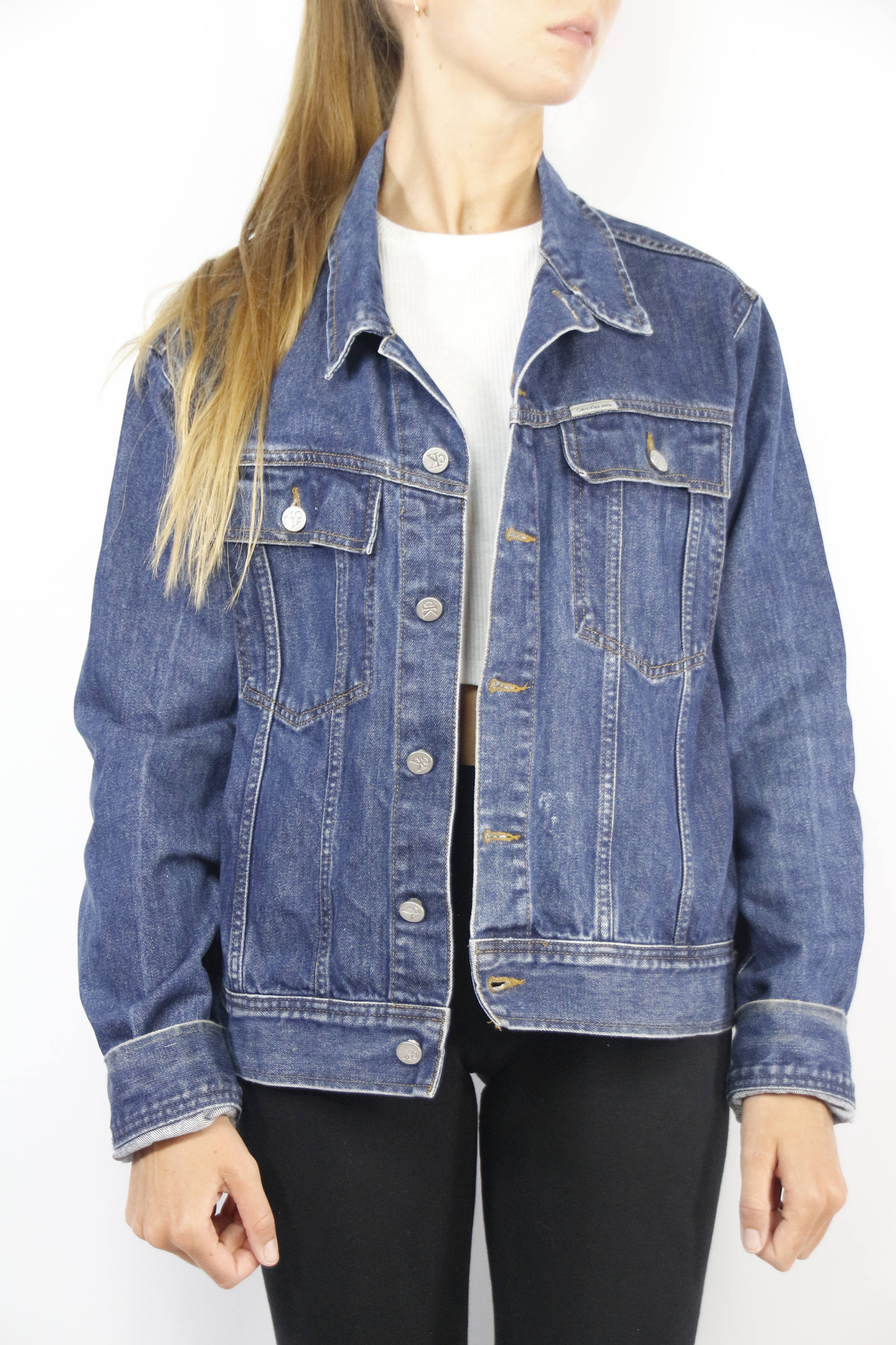 vintage calvin klein jean jacket