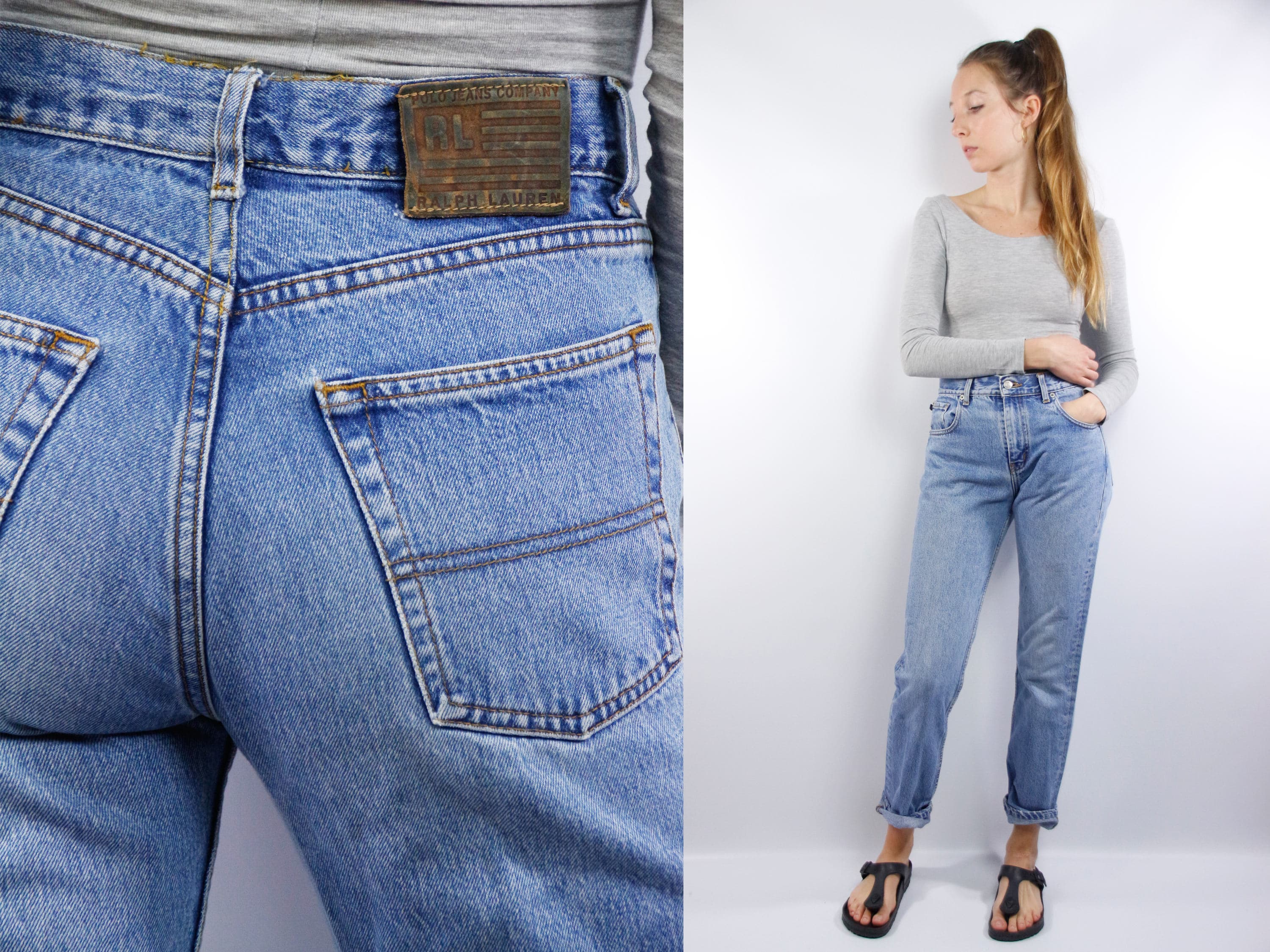 ralph lauren high waisted jeans