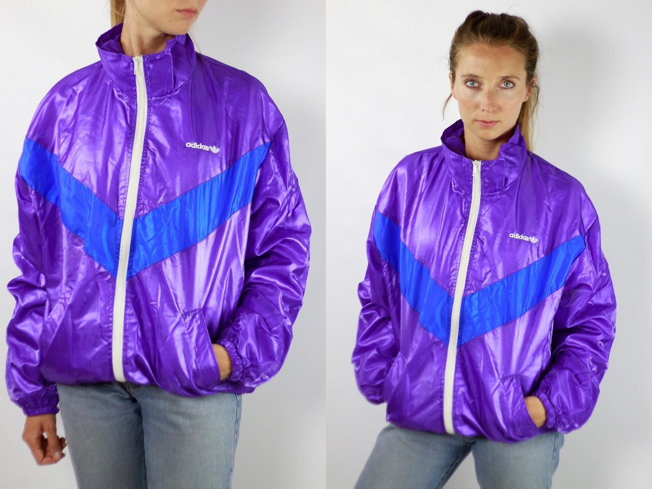 adidas purple track suit