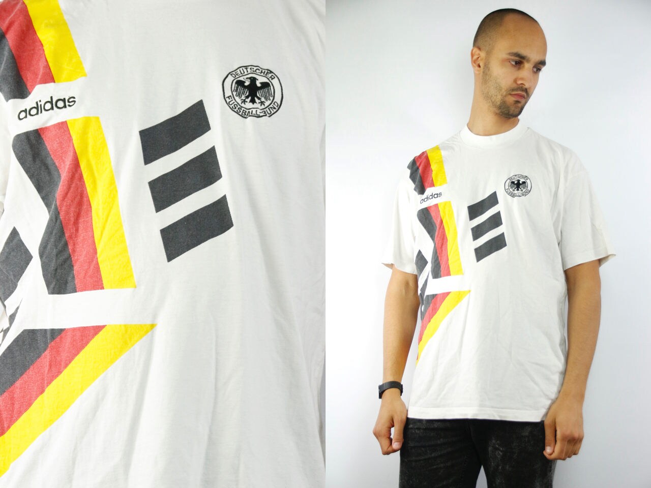 retro german football shirt