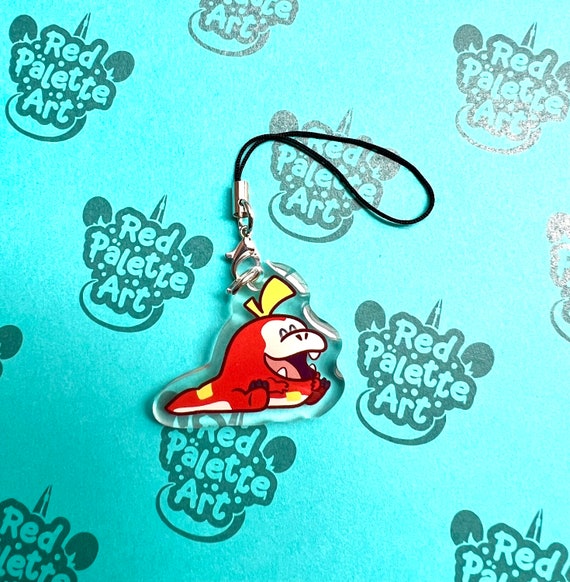 Fuecoco (Pokemon Scarlet and Violet Inspired) High Quality Epoxy Charm Il_570xn