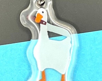 Goose High Quality Epoxy Charm | Untitled Goose Game Inspired | Chaotic Goose