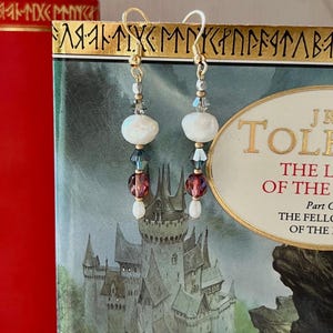 Elessar Czech Glass Drop Earrings