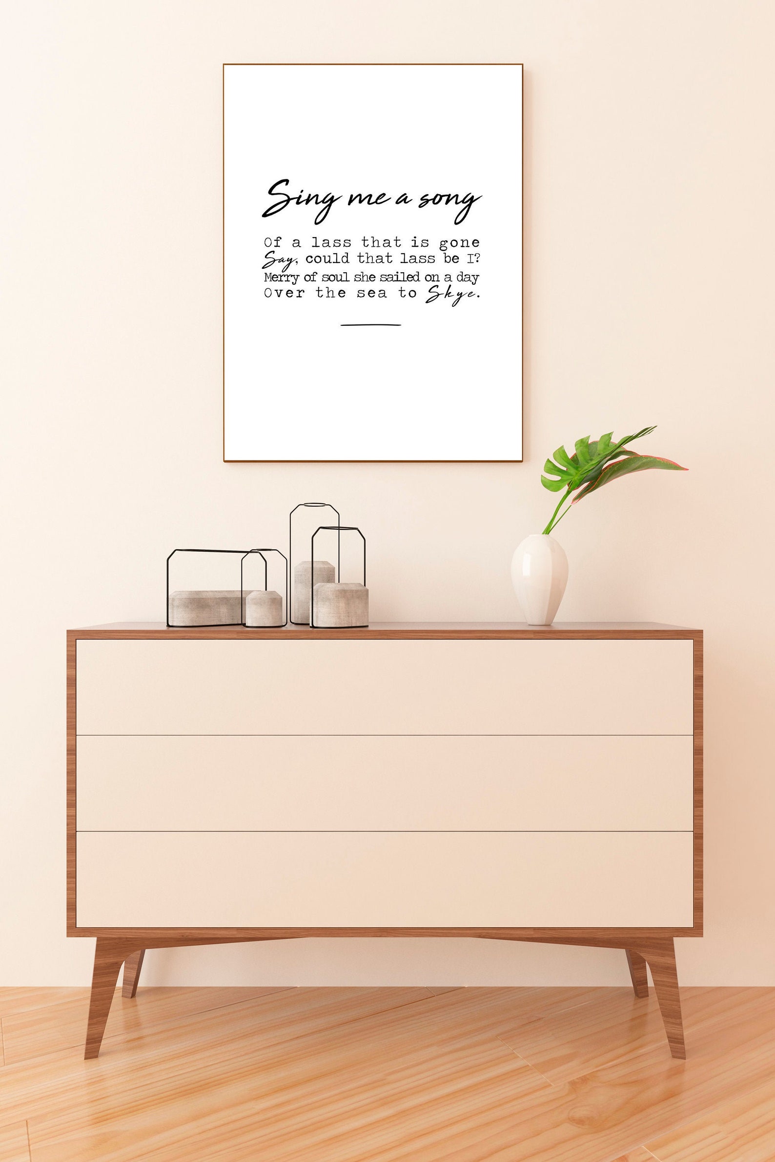 Outlander sing me a song lyrics poster outlander print etsy