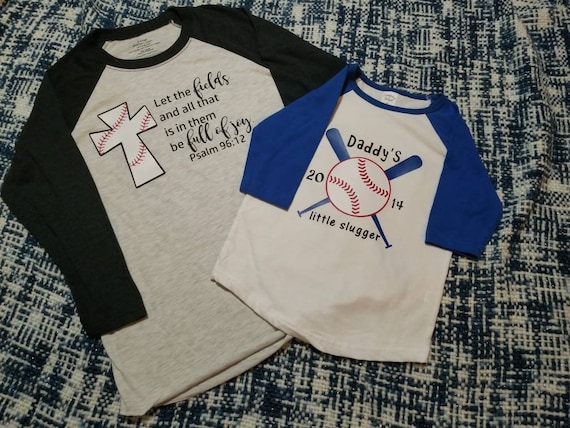 mom and dad baseball shirts