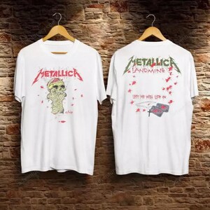1989 Metallica &quot;One&quot; Pushead Vintage T-Shirt, Unisex Baumwoll T-Shirt S-5XL, Rock Band Fan Geschenk