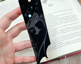 Flexible silicone bookmark mold &quot;booktok collection&quot; 16 cm (designed by AngeniaCreations) *001 acotar inspired