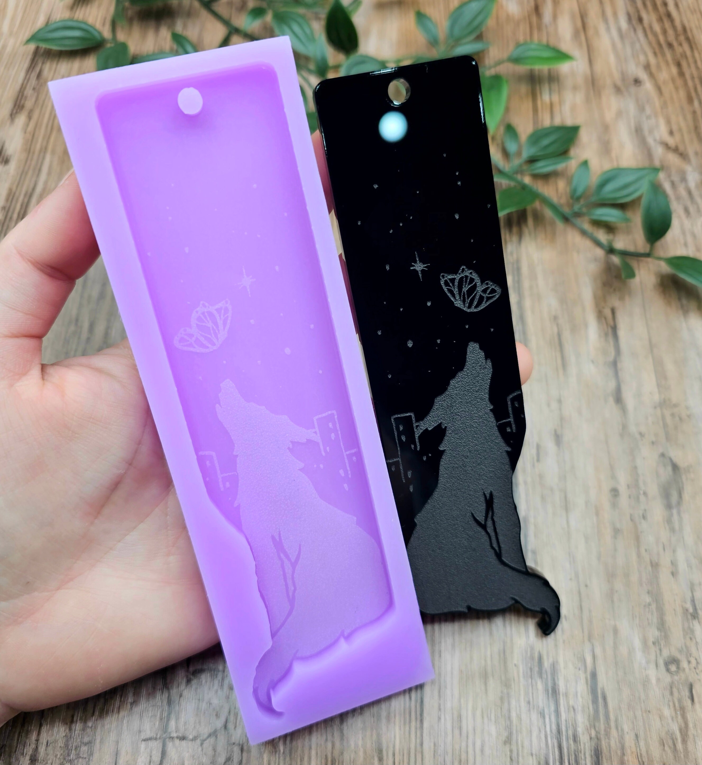 Flexible silicone mold bookmark "booktok collection" 16 cm (designed by AngeniaCreations) *002