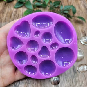 Flexible silicone mold mixed cabochon set