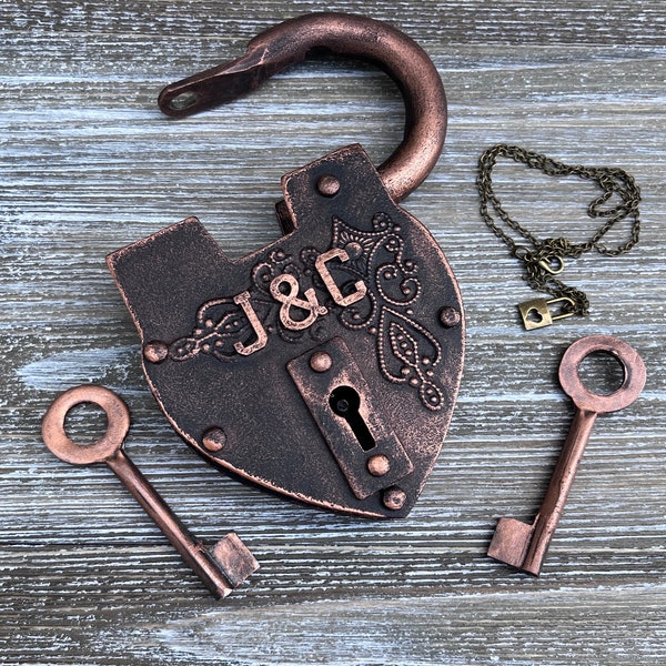 Engraved Padlock Etsy