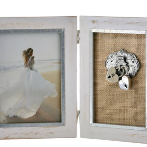 Unity wedding lock ceremony personalized love locks frame