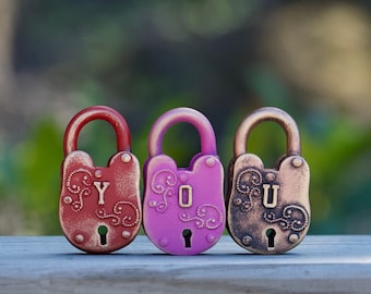 Love Lock Bridge, Unity Ceremony, Love lock, personalized padlock, Gift for Love, Unique Padlock