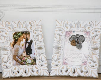 Unity wedding lock ceremony personalized love locks frame
